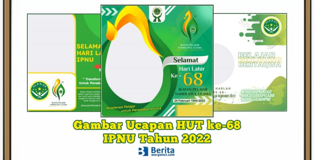 Gambar Ucapan HUT ke-68 IPNU