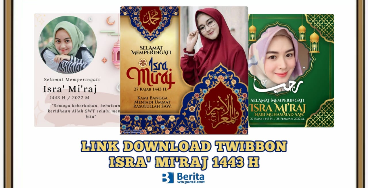 Link Download Twibbon Isra Miraj 2022