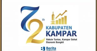 Logo HUT Kabupaten Kampar Tahun 2022 yang ke 72