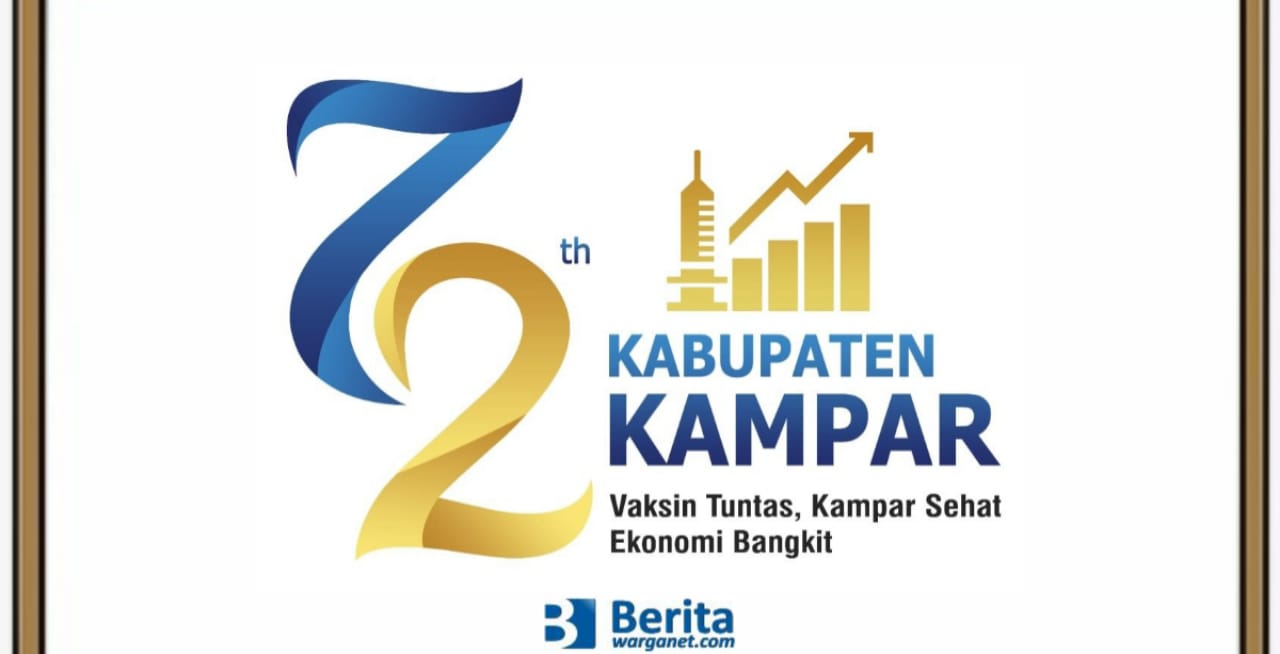Logo HUT Kabupaten Kampar Tahun 2022 yang ke 72