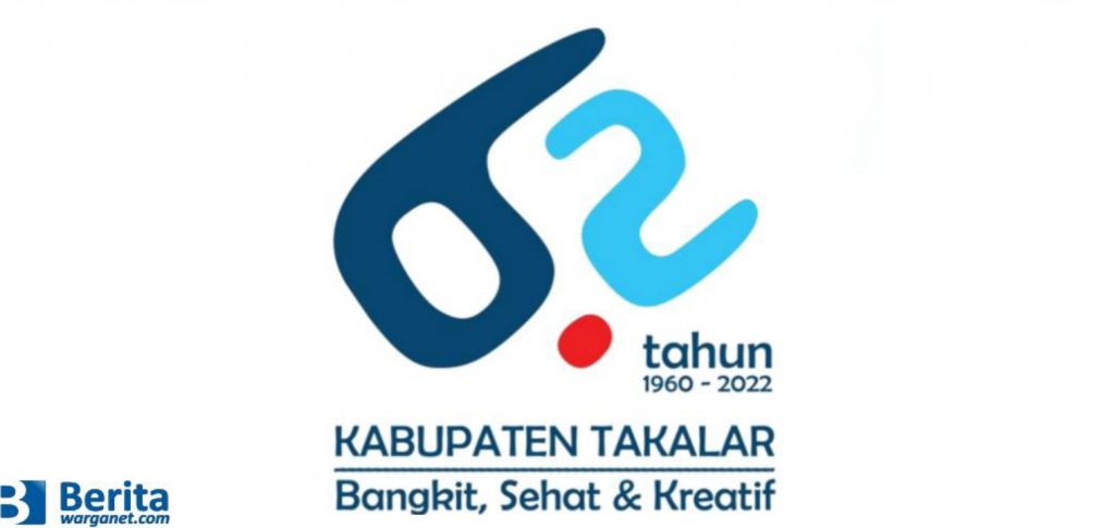 Logo HUT Kabupaten Takalar Tahun 2022 ke-62