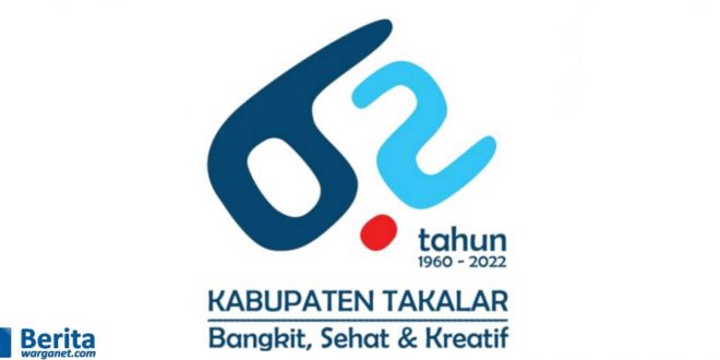 Logo HUT Kabupaten Takalar Tahun 2022 ke-62
