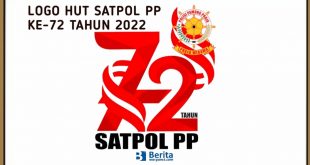 Logo HUT Satpol PP Tahun 2022 ke-72