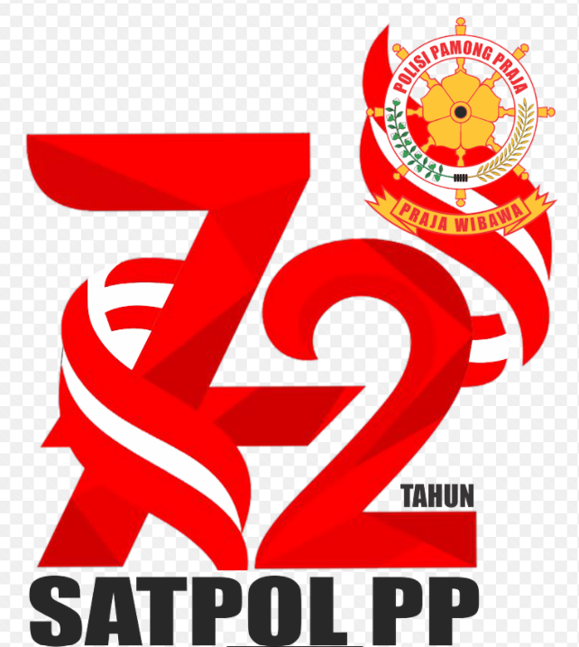 Logo HUT Satpol PP ke-72 (Format PNG)