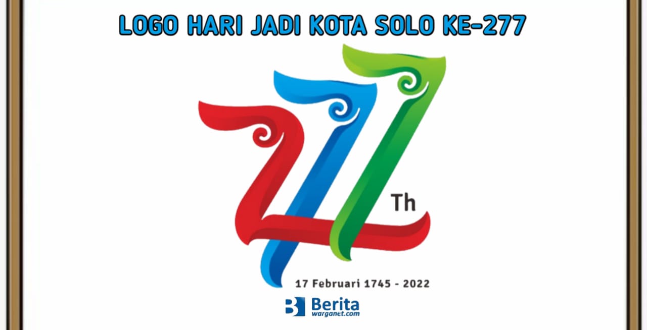 Logo Hari Jadi Kota Solo Tahun 2022 ke-277