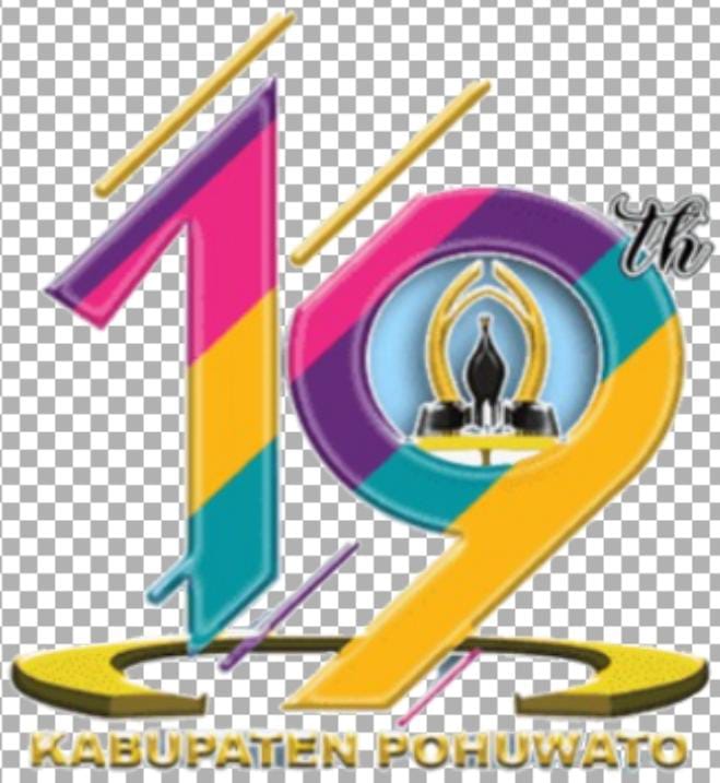 Logo Hari Jadi Pohuwato ke-19 (Format PNG)