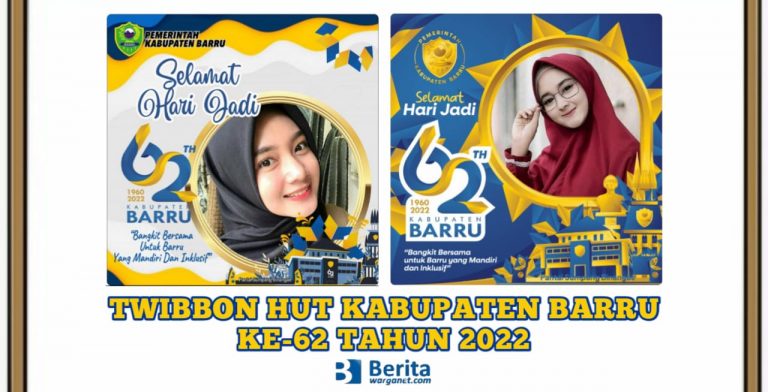Twibbon HUT Kabupaten Barru ke-62 Tahun 2022