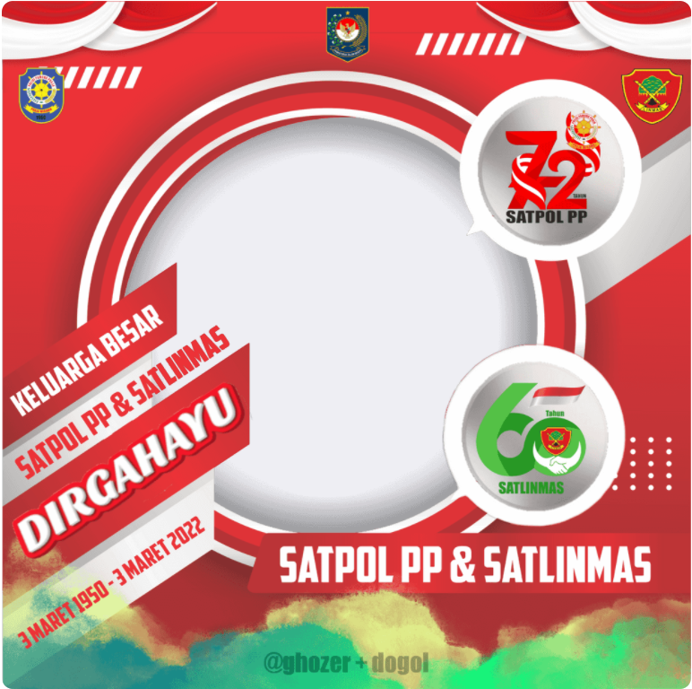 Twibbon HUT Satpol PP dan Satlinmas Tahun 2022 Pilihan 2