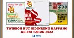 Twibbon HUT Sidenreng Rappang ke-678