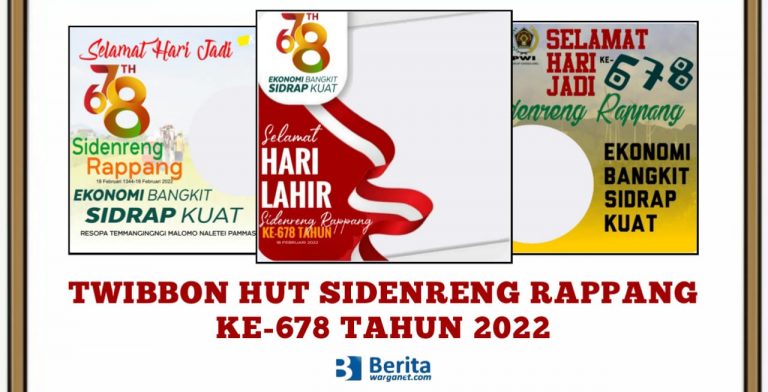 Twibbon HUT Sidenreng Rappang ke-678