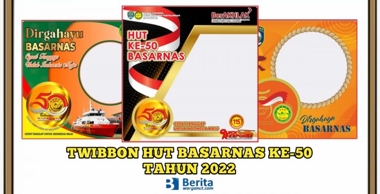 Twibbon HUT ke-50 Basarnas