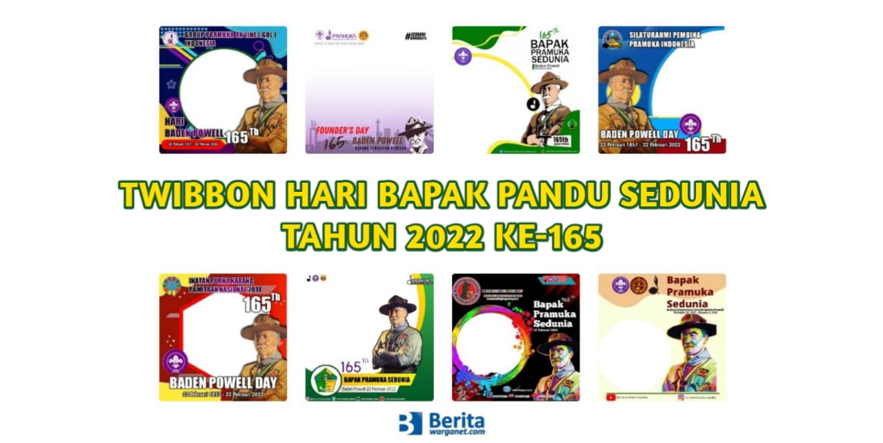 Twibbon Hari Bapak Pandu Sedunia Tahun 2022
