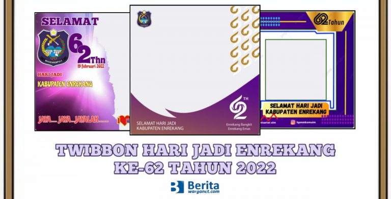 Twibbon Hari Jadi Enrekang ke-62
