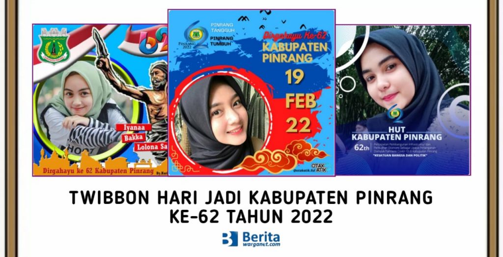 Twibbon Hari Jadi Kabupaten Pinrang ke-62
