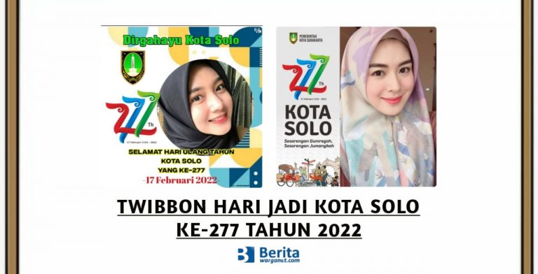Twibbon Hari Jadi Kota Solo ke-277