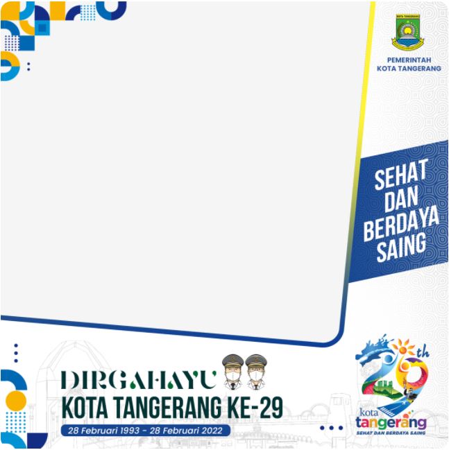 Twibbon Hari Jadi Kota Tangerang ke 29 Pilihan 1