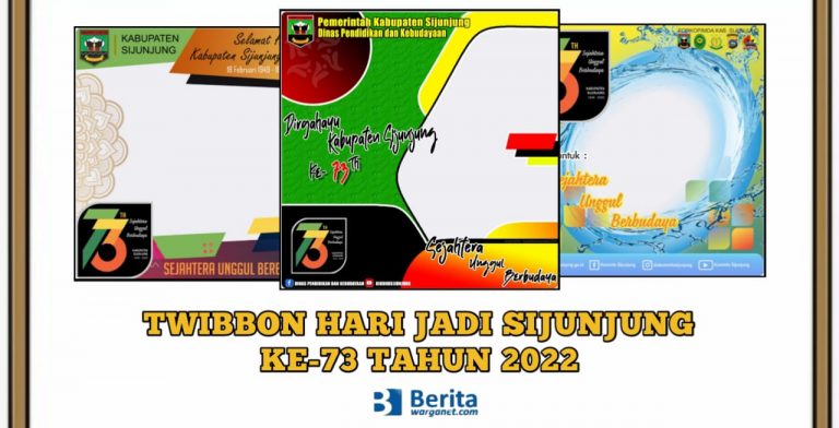 Twibbon Hari Jadi Sijunjung ke-73