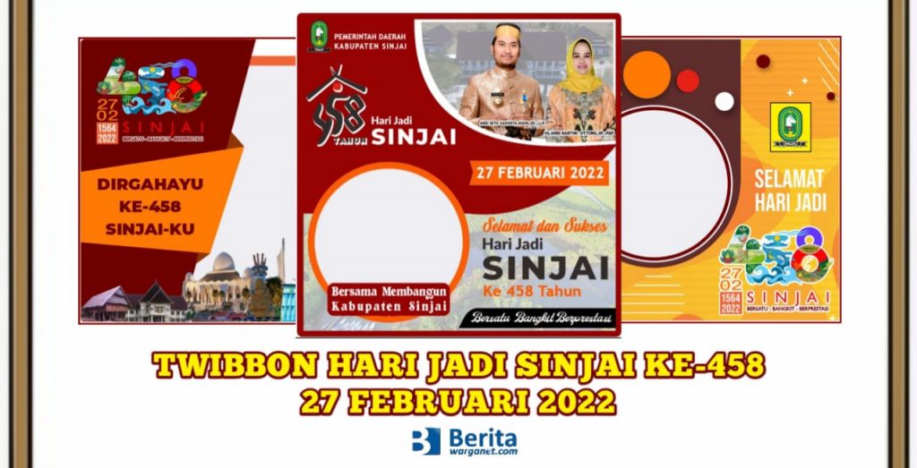 Twibbon Hari Jadi Sinjai ke-458 Tahun