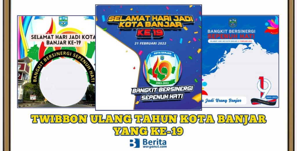 Twibbon Ulang Tahun Kota Banjar yang ke-19