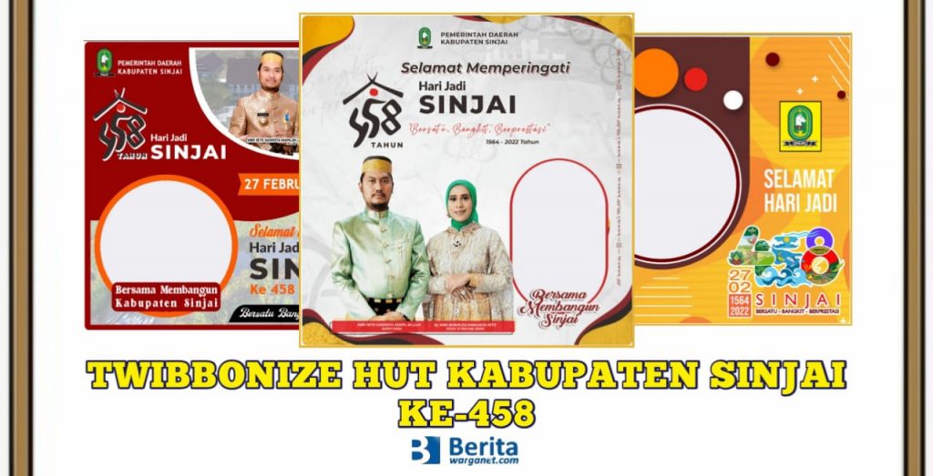 Twibbonize HUT Kabupaten Sinjai ke-458