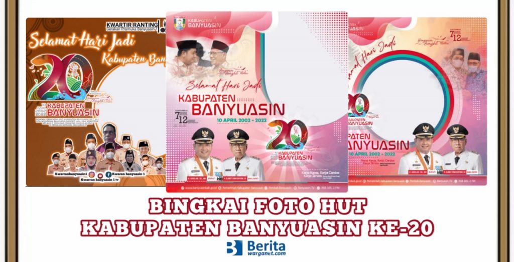 Bingkai Foto Hut Kabupaten Banyuasin Ke 20 Rekomendasi 2022 6897