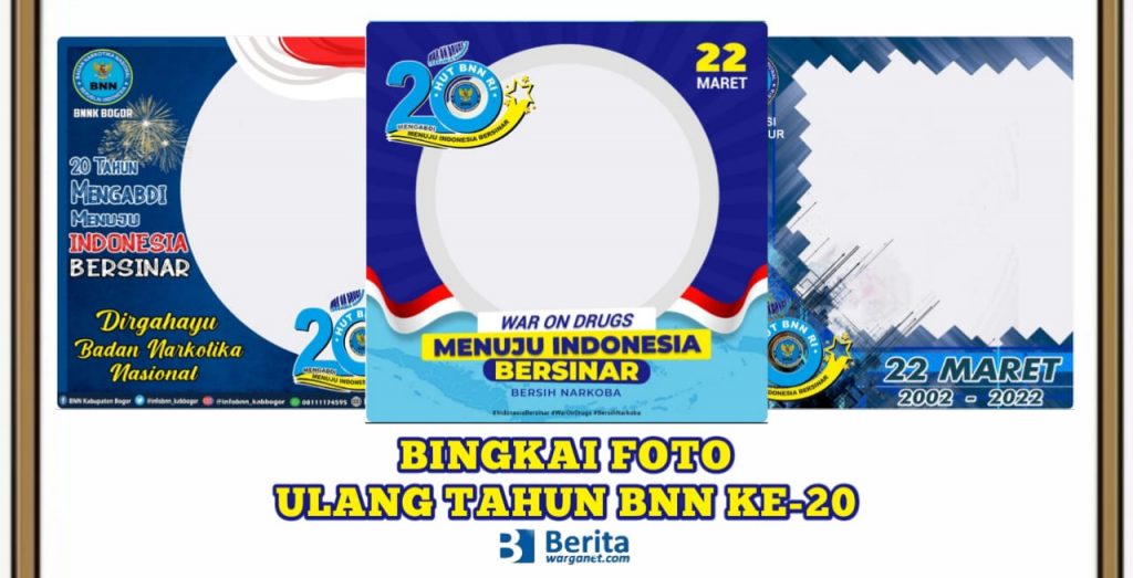Bingkai Foto Ulang Tahun ke-20 BNN
