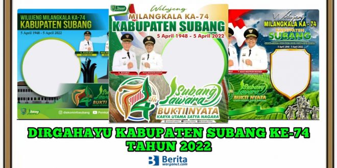 Dirgahayu ke-74 Kabupaten Subang