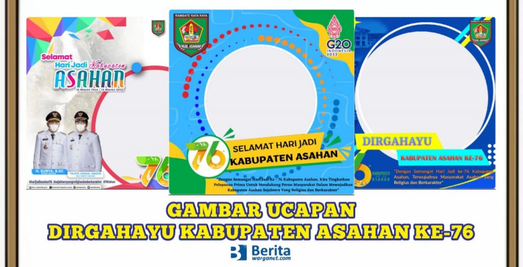 Gambar Ucapan Dirgahayu Kabupaten Asahan ke-76