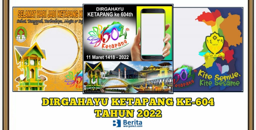 Gambar Ucapan Dirgahayu Ketapang ke-604