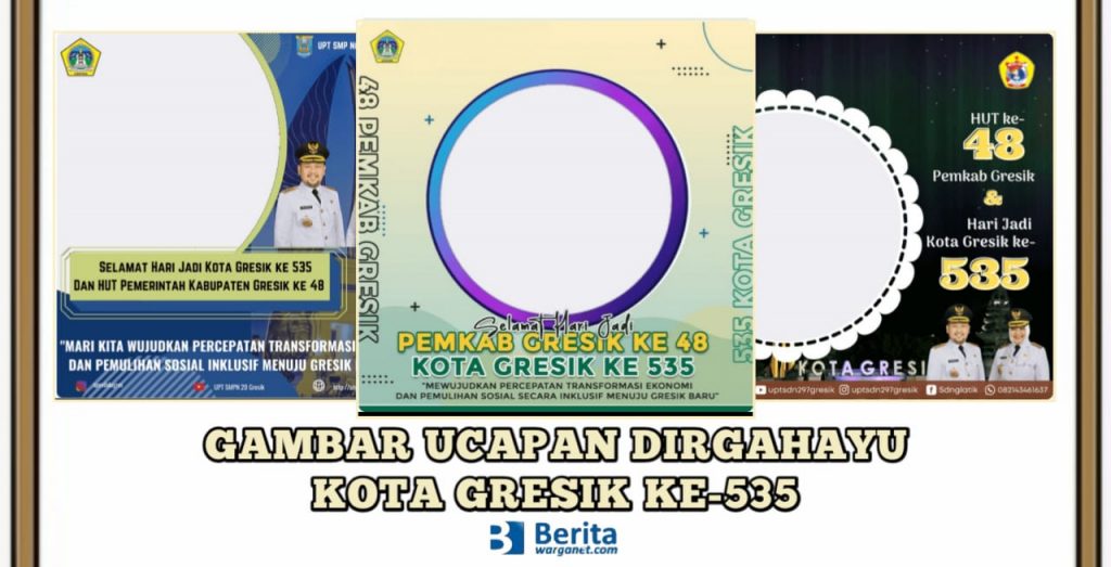 Gambar Ucapan Dirgahayu Kota Gresik ke-535