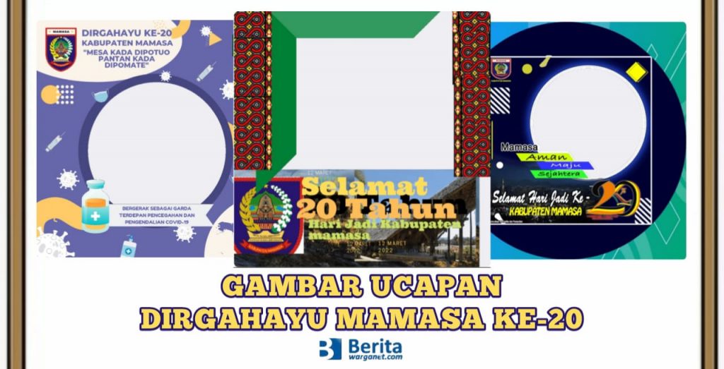 Gambar Ucapan Dirgahayu Mamasa ke-20