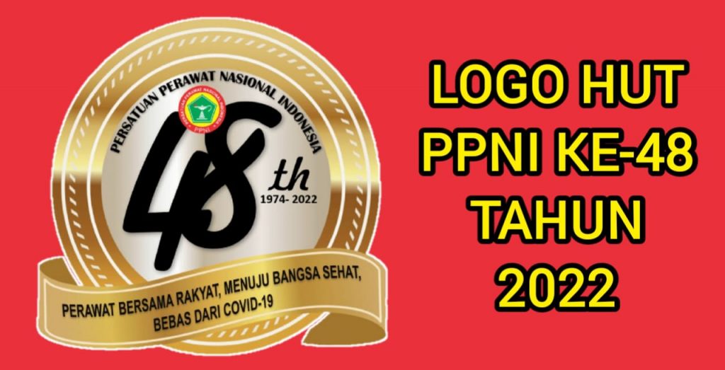 Logo HUT PPNI Tahun 2022 yang ke-48
