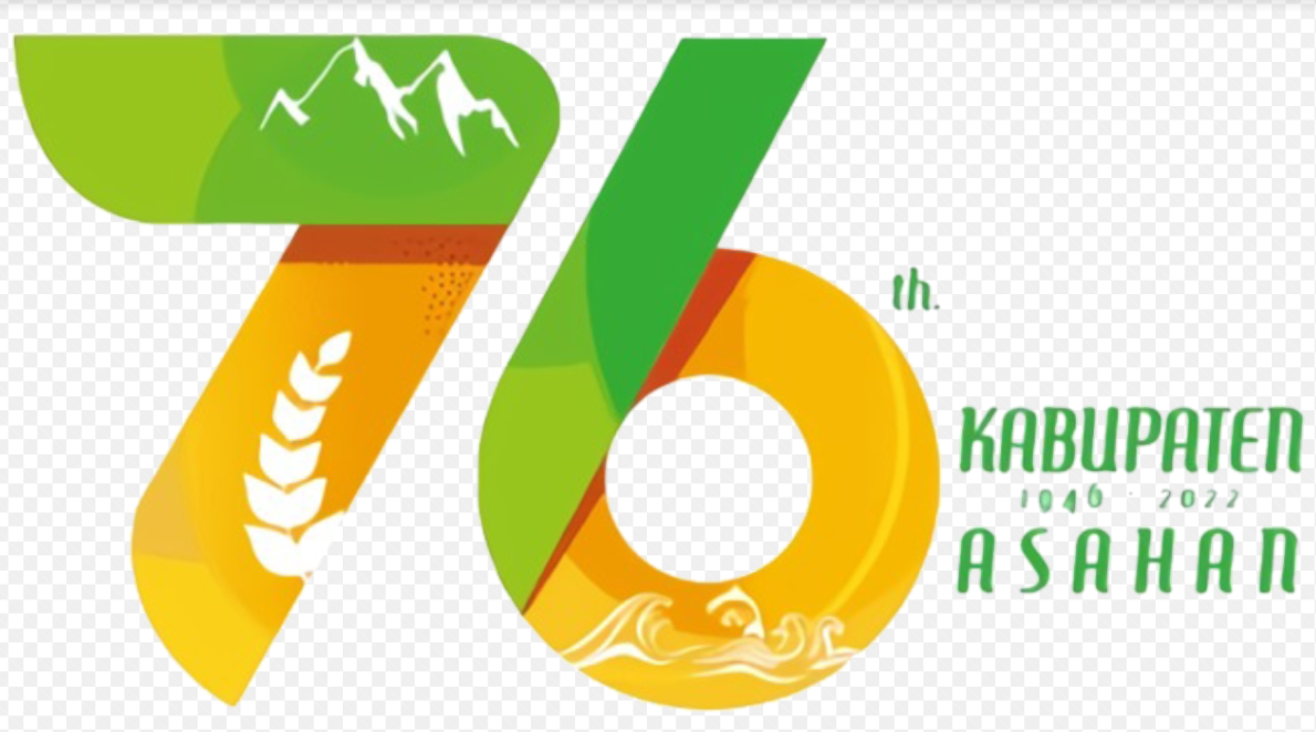 Logo HUT Asahan ke-76 Tahun (Format PNG)