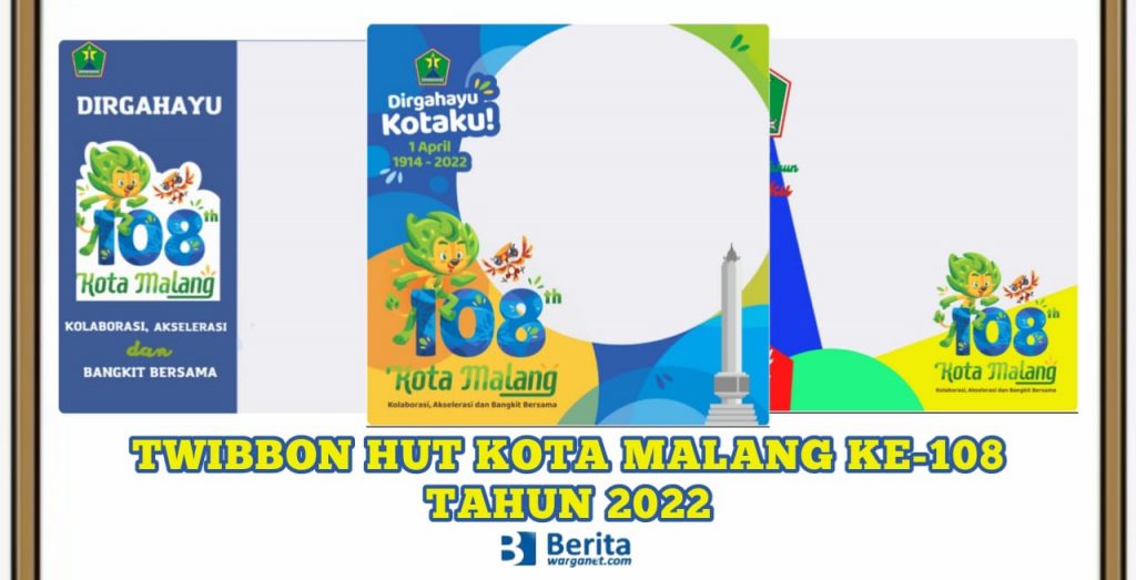 Twibbon HUT Kota Malang 2022