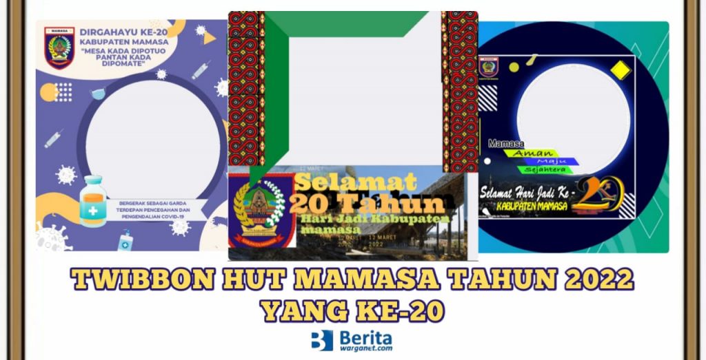 Twibbon HUT Mamasa Tahun 2022