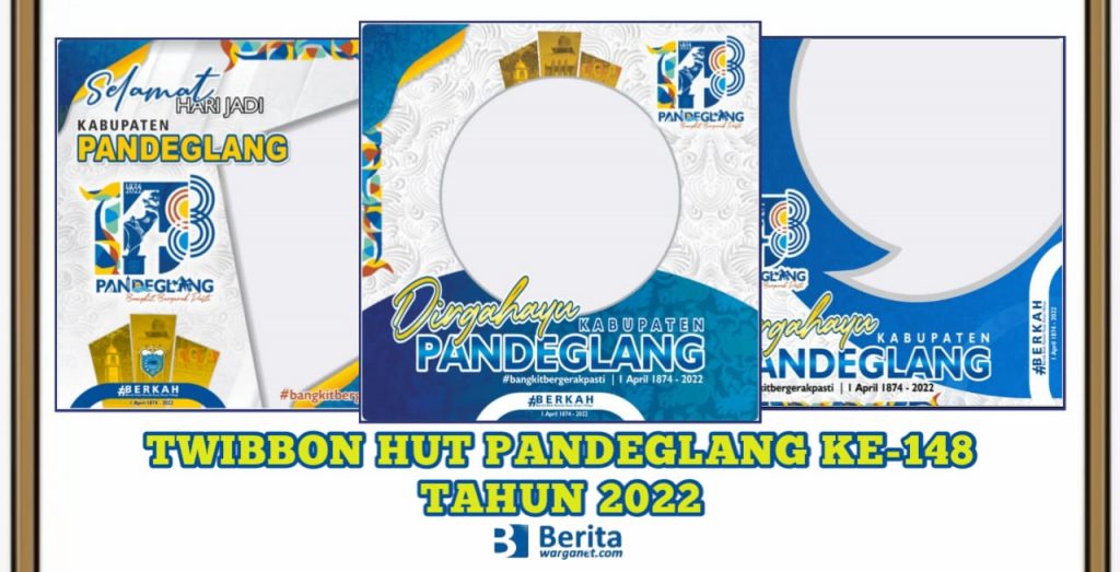 Twibbon HUT Pandeglang ke-148 Tahun 2022