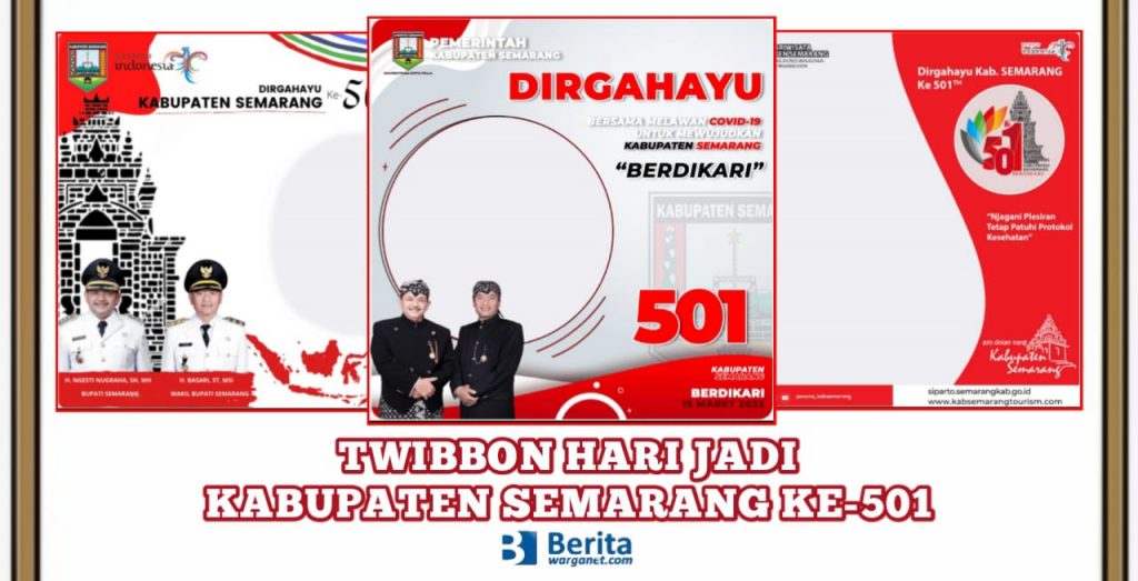 Twibbon Hari Jadi Kabupaten Semarang ke-501