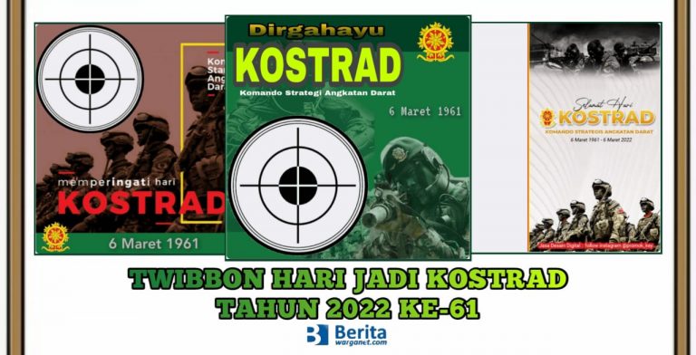 Twibbon Hari Jadi Kostrad Tahun 2022