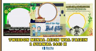 Twibbon Minal Aidin Wal Faizin 1 Syawal 1443 H
