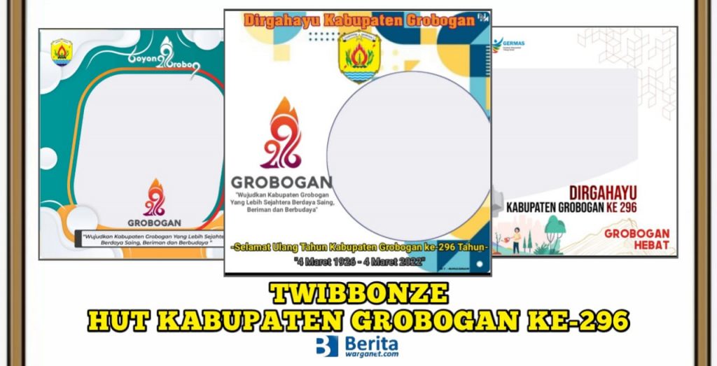 Twibbonize HUT Kabupaten Grobogan ke-296