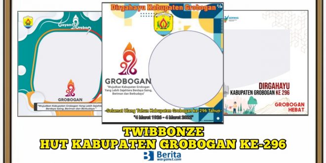 Twibbonize HUT Kabupaten Grobogan ke-296