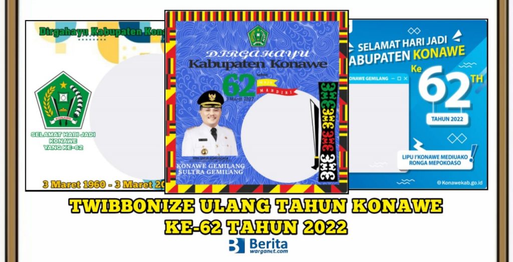 Twibbonize Ulang Tahun Konawe ke-62