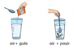 percobaan campuran homogen dan heterogen