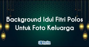 Background Idul Fitri Polos untuk Foto Keluarga