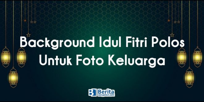 Background Idul Fitri Polos untuk Foto Keluarga