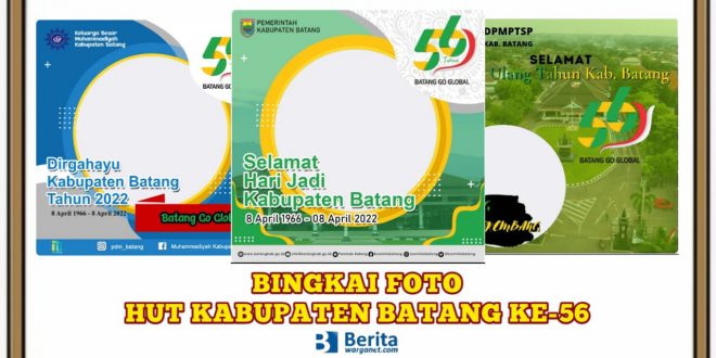 Bingkai Foto HUT Kabupaten Batang ke-56