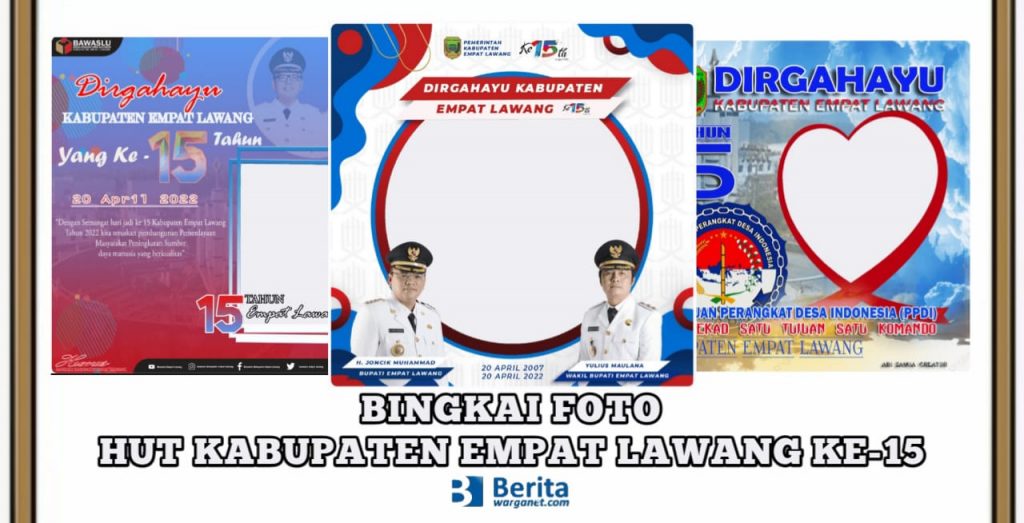 Bingkai Foto HUT Kabupaten Empat Lawang ke-15