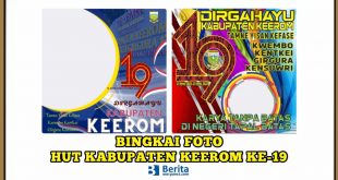 Bingkai Foto HUT Kabupaten Keerom ke-19