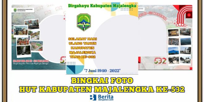 Bingkai Foto HUT Kabupaten Majalengka ke-532