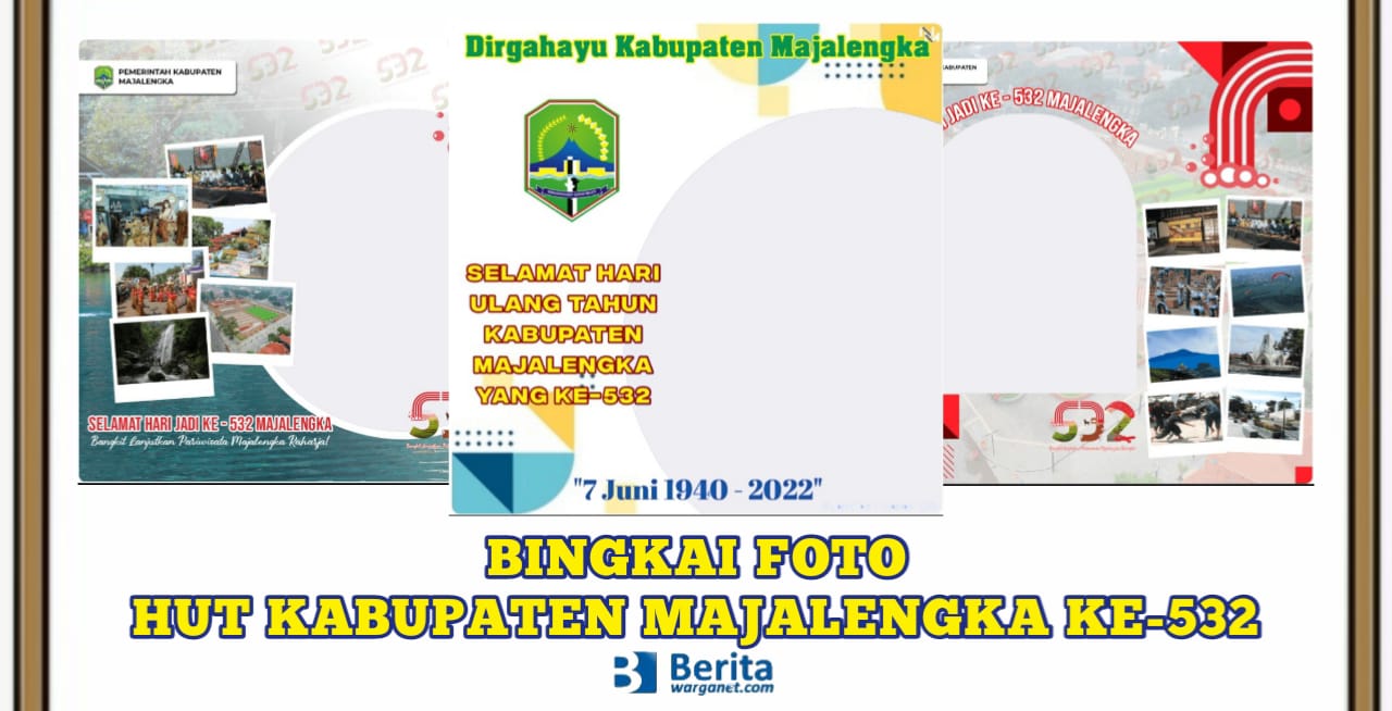 Bingkai Foto HUT Kabupaten Majalengka ke-532